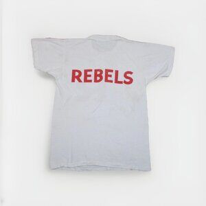 Vintage UNLV Rebels T Shirt Mens XS White Single Stitch Made In USA 60s 70s
